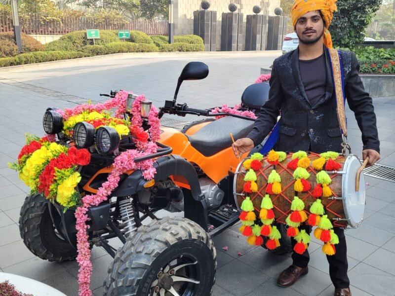 Hire ATV Bike for Wedding, Haldi, Mehndi and birthday in Ghaziabad