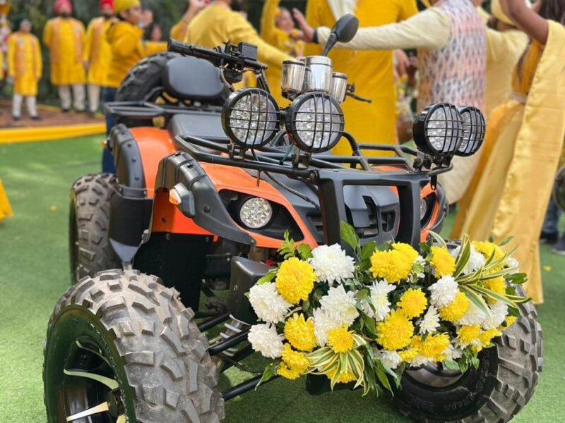 Hire ATV Bike for Wedding, Haldi, Mehndi and birthday in Ghaziabad