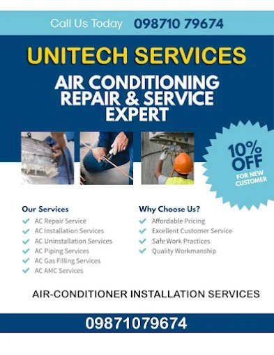 AC on Rent, Service & Installation in Uttam Nagar – Unitech Services